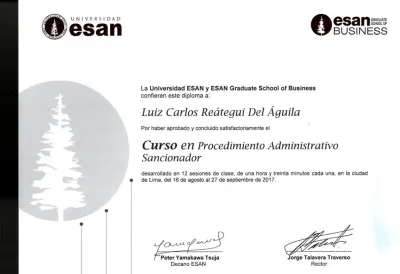 Miniatura del documento: Diploma en Procedimiento Administrativo Sancionador — ESAN