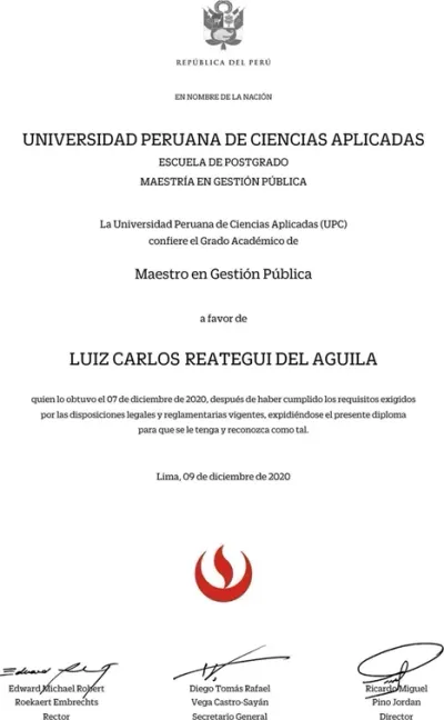Miniatura del documento: Grado Académico de Maestro en Gestión Pública — UPC